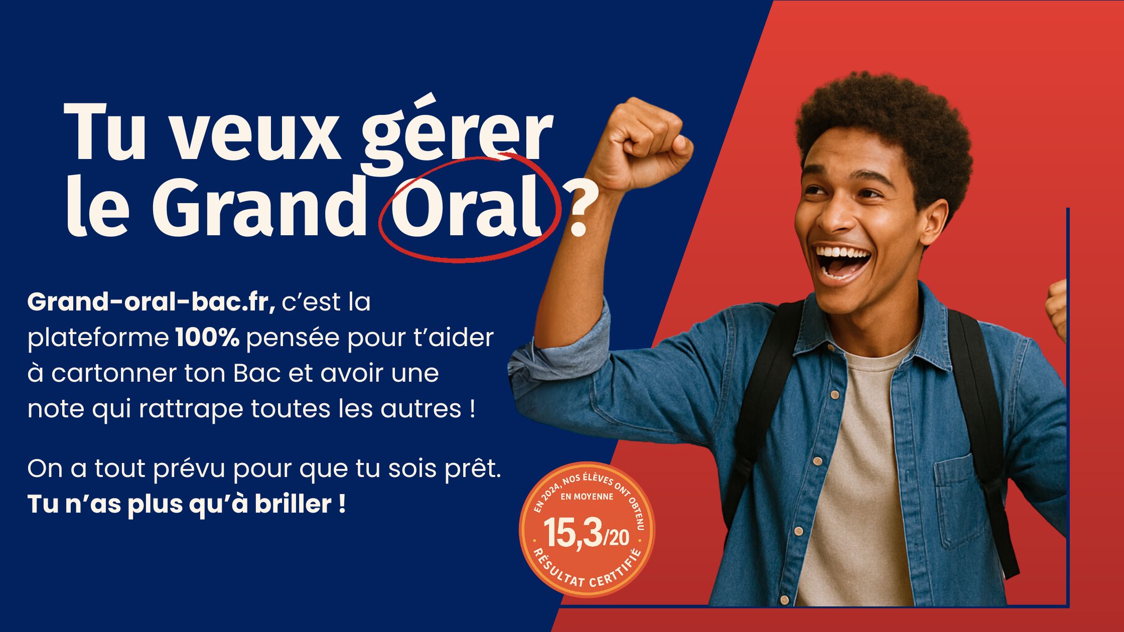 Tu veux gérer le Grand Oral ? 